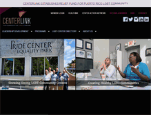 Tablet Screenshot of lgbtcenters.org